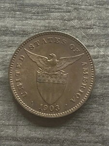 1903�N �t�B���s�� �A�����J���O�� 1 1�Z���^�{ �󏭎����R�C�� TB8079*