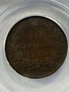 1866-M �C�^���A 10 �Z���e�W������ ANACS �ɂ�� F 12 �O���[�h