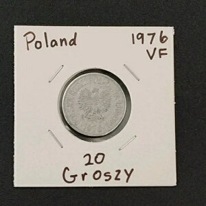 ???????1976 �|�[�����h 20 GROSZY �R�C�� Y-A47 10 A RZECZPOSPOLITA POLSKA VF ??�Q��????