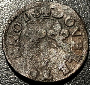 1605-1614 �t�����X �t�����\���E�h�E�u���{�� 12th Type Double Tournois Ch?teau-Regnault