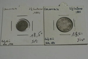 2 1/2 CENTAVOS 1881 ���a 2 �i��