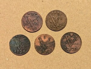 ���b�g 5�� �_�b�` VOC 1 �f���b�g 1742 - 1790 �j���[���[�N �y�j�[�� �R�C��_Y90-