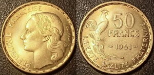 �t�����X - �� 4 ���a�� - 50 �t���� �M���[ 1951 SPL! F.425/5-