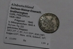 ?? ???? �h�C�c �U�N�Z�� 1/2 �O���b�V�F�� 1840 A �V���o�[ �V���[�v�f�B�e�[�� B79 #W102