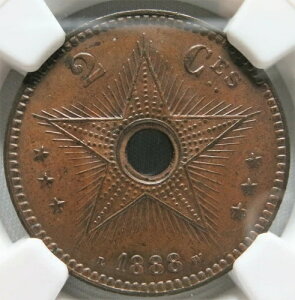 �R���S���R�� �x���M�[ 2�T���`�[�� 1888 NGC MS 63 BN UNC �u�����Y �A���n �A�t���J