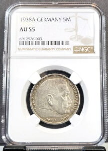 1938�N �h�C�c ��� 5�}���N ��񎟐��E��� �i�`�X �q���f���u���N NGC AU 55 �󏭃R�C��