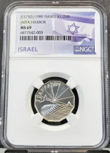 1989�N �C�X���G�� ��� 1/2 �j���[�V�F�P�� �W���b�t�@�` NGC MS 69 �󏭍��i�ʕ��