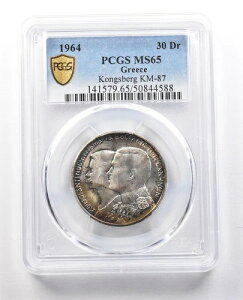 1964 �M���V�� 30 �h���b�n�}�C �R���O�X�x���O KM-87 MS65 PCGS * 1310-