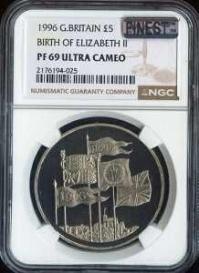 1996�N �C�M���X 5�|���h �a�� �G���U�x�X2�� NGC PF69 �E���g���J���I MAC FINEST�B