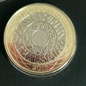 Simply Pieces ~2013 Technologie 2 Deux Livre Monnaie Brilliant Uncirculated Bu