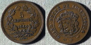 ���N�Z���u���N : 1860A 5ct VF-XF #22.2 IR4452-