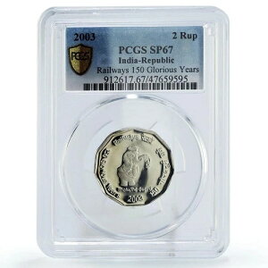 �C���h 2���s�[ 150���N�L�O �S�� ��� �� SP67 PCGS CuNi �R�C�� 2003�N