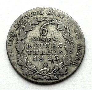 �h�C�c���B�A�v���C�Z�� 1/6�^�[���[ 1813 A ��� KM#385 �t���[�h���q�E���B���w����3�� O9