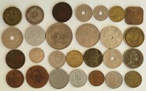 27 moedas do Mundo 1870/1988 �̂��܂��܂ȃf�[�^�A���l�Ɖ��l�B 110.5g