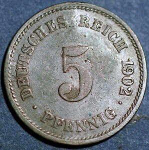 �h�C�c�鍑 5 �y�j�q 1902 G KM# 11