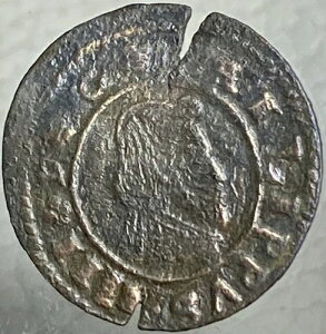 1661-1664�N �X�y�C���鍑 16 Maravedis �R�C�� �t�F���y4�� 360�N�O ��