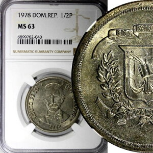 �h�~�j�J���a�� ���j�b�P�� 1978�N 1/2�y�\ NGC MS63 ���s����296,000 KM#52(0)