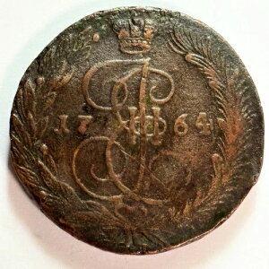 1764�N ���V�A 5�R�y�C�J ���V�A�鍑���� 67g 42mm ���僂���X�^�[