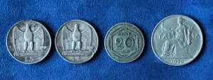 ���B���e�[�W �C�^���A �R�C�� - 1919 �N R 20 �Z���g 1 ���A1922 �N L.1 1 ���A1927 �N R 5 ���� 2 ���B