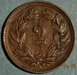 �X�C�X 2 ���b�y�� 1898 KM# 4.2 -18559