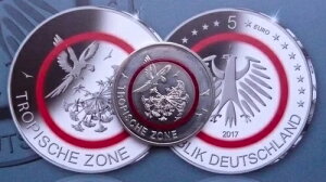 �g���s�J���]�[���A�h�C�c 5���[���A2017 UNC�AF�~���g�}�[�N�A5 ? Tropische Zone