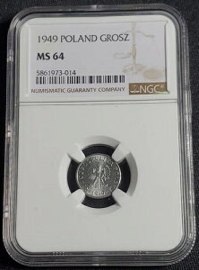 1949�N �|�[�����h �O���X RZECZPOSPOLITA POLSKA NGC MS 64-