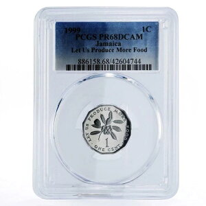 �W���}�C�J 1�Z���g FAO �H�����Y PR68 PCGS �A���~�j�E���R�C�� 1999�N