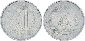 DDR 10 Pfennig 1967 �~�X�v�����g �I���V���v�����V�F�b�g 0.8 G SS-VZ 58924-