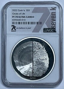 2022 Circles of Life �N�b�N���� 1�I���X0.999 �t�@�C���V���o�[�R�C�� NGC PF70 �E���g���J���I-