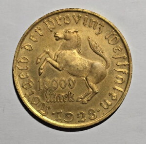 1923�N �h�C�c 10000�}���N ���ʉ� �m�b�g�Q���g�d�� �v���C�Z���E���F�X�g�t�@�[����