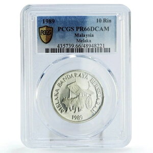 �}���[�V�A 10 �����M�b�g �}���b�J �}���b�J�s ���� PR66 PCGS ��� 1989�N