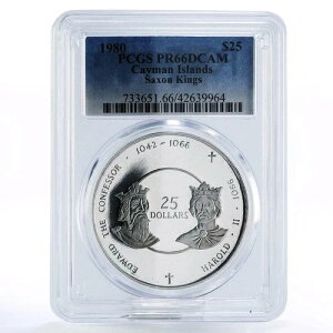 �P�C�}������ 25�h�� �T�N�\���� �n�����h�E�G�h���[�h PR66 PCGS ��� 1980�N
