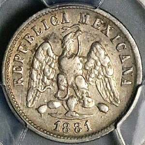 1881-Ho PCGS XF 45 ���L�V�R 10�Z���^�{ �G�����V�[�W�� 28k �R�C�� POP 1/1 (25091802C)