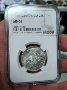 �O�A�e�}�� 1956�N 25�Z���^�{ �W�F�� BU ������ NGC MS66