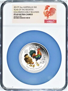 2017�N ANDA EXPO �v���[�t �J���[�V���o�[ ���� �єN NGC PF69 2�I���X �R�C��