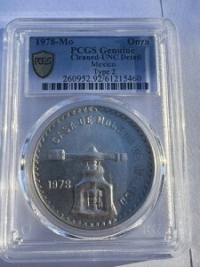 1978�N ���L�V�R �V���o�[ 1 ONZA CASA DE MONEDA PCGS�N���[�j���O�ς݁AUNC�ڍׁA�L�[���t????