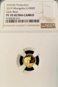 2019 �����S�� �S�[���h 1000 �g�O�� �S�r �x�A NGC PF 70 �E���g�� �J���I �p�[�t�F�N�V���� !!!