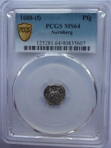 18SCM1 �h�C�c���B �j�������x���N 1688 F 1 �y�j�b�q PCGS MS64