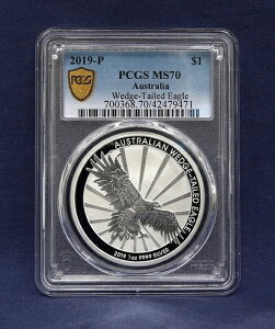 2019-P �I�[�X�g�����A �V���o�[ �I�i�K���V PCGS MS70 �S�[���h�V�[���h *�Ō��1��*