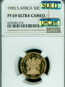 1995�N ��A�t���J 50�Z���g NGC PF69 MAC UHCam SOLO �ō����O���[�h MAC �X�|�b�g���X *