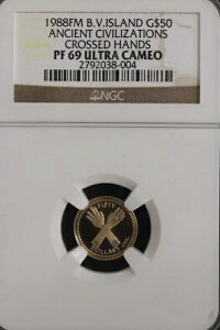 1988FM �C�M���X�̃��@�[�W������ NGC �O���[�h �v���[�t 69 $50 �R�C�� ������ �S�[���h !