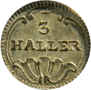 �`���[���b�q �X�C�X �J���g�� ND (1827-41) 3 �n���[ �R�C�� KM# 180 Anacs MS 62 (26-3)-