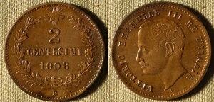 �C�^���A�F1908R 2 Ct CH.UNC 2�X�|�b�g Rev # 38 IR3357