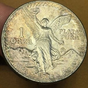 1985 ���L�V�R 1�I���X �V���o�[ Libertad BU Plata Pura ���������R��-