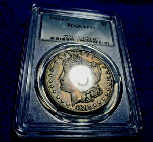 1893�N�� CC �����K���E�_���[�ABMP �_�C�X VF35 VAM-2 CC �E�X�� PCGS/GS