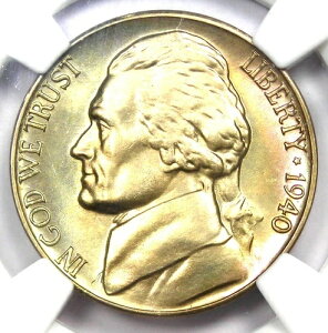 1940-D �W�F�t�@�[�\���j�b�P�� 5C - NGC MS68 6FS �F�� - �g�b�v�|�b�v 6/0 - 9,500�h������