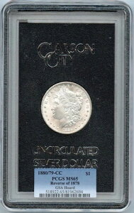 1880/79-CC TOP-100 �����K���E�_���[ VAM-4 REV OF 78 GSA S$1 PCGS MS65