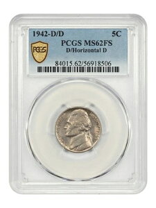 1942-D/D 5C PCGS MS62FS (D/Horizo??ntal D) - �W�F�t�@�[�\���E�j�b�P�� - ��OMM�o���G�e�B