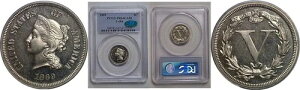1869�N���j�b�P���p�^�[�� Judd-684 PCGS PR-64 CAM CAC