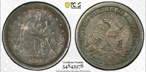1861�N S 25�Z���g PCGS XF �ڍ� ���Ȏ��R�̏��_���A�󏭔N��?���s����96,000��? ZA154